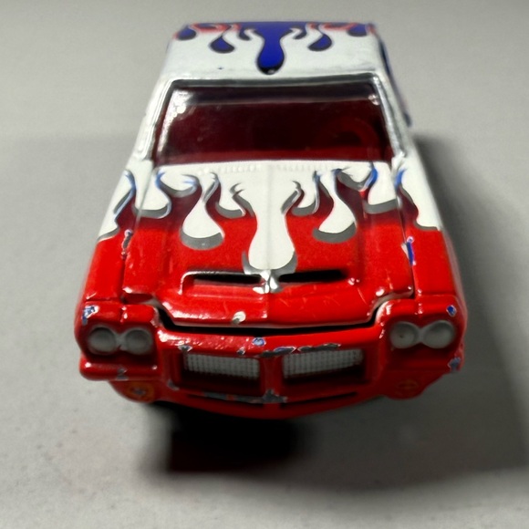 Johnny Lightning JL Collection 1971 Pontiac GTO 455 Red White Blue Die-Cast 1:64 - Picture 3 of 8